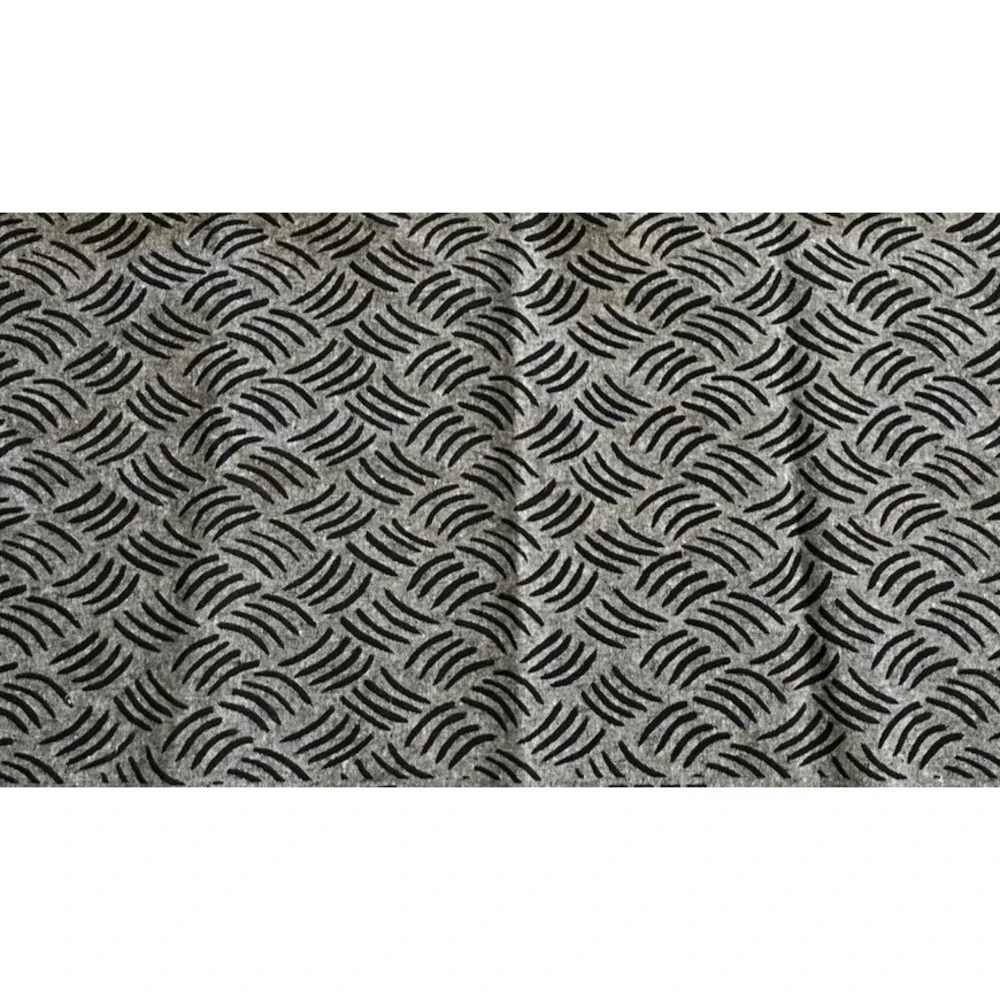 Fabric‎ Quilt Craft Cotton Gray Black Robert Kaufman Balboa Design 18256 Remnant